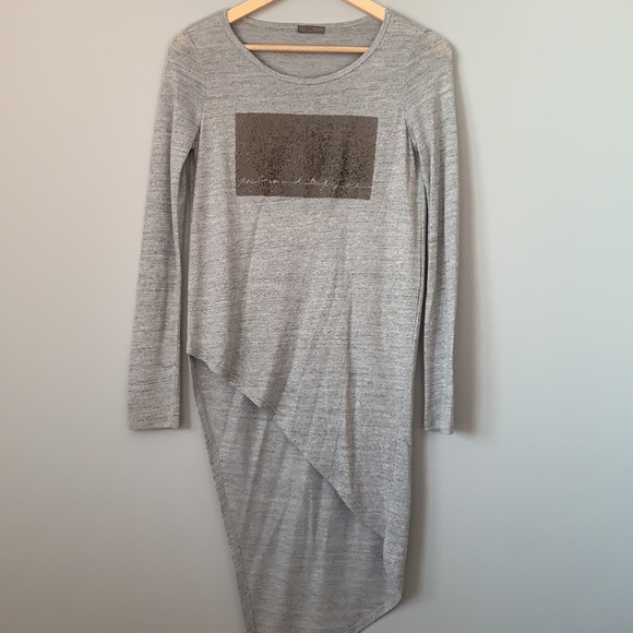 Zara // Asymmetrical Sweater Dress - Picture 2 of 5